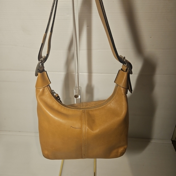 COACH Vintage Legacy British Tan Leather Convertible Shoulder Bag-9566 - Picture 3 of 14